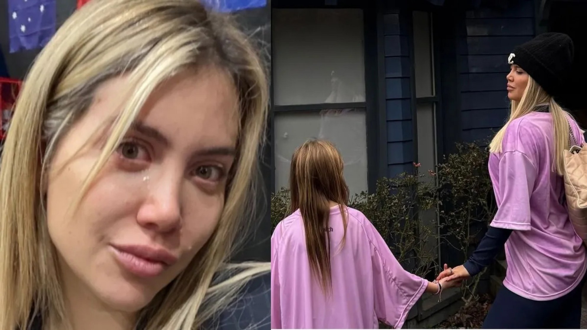 El preocupante mensaje de la hija de Mauro Icardi y Wanda Nara que se encuentra en Argentina